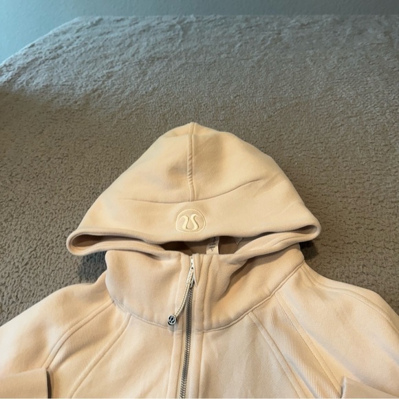 Lululemon Scuba Oversized Half-Zip Hoodie White Opal M/L - Picture 5 of 11
